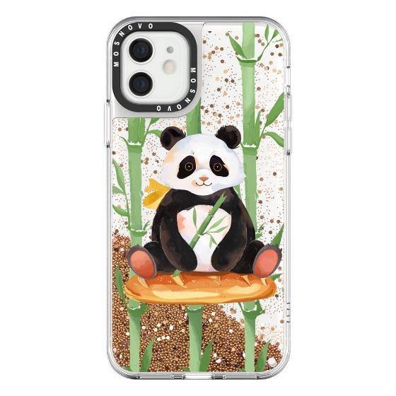 Cute Panda Glitter Phone Case - iPhone 12 Case