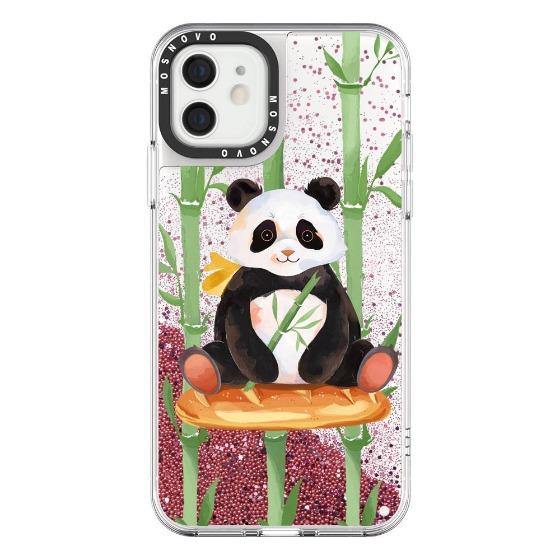 Cute Panda Glitter Phone Case - iPhone 12 Mini Case