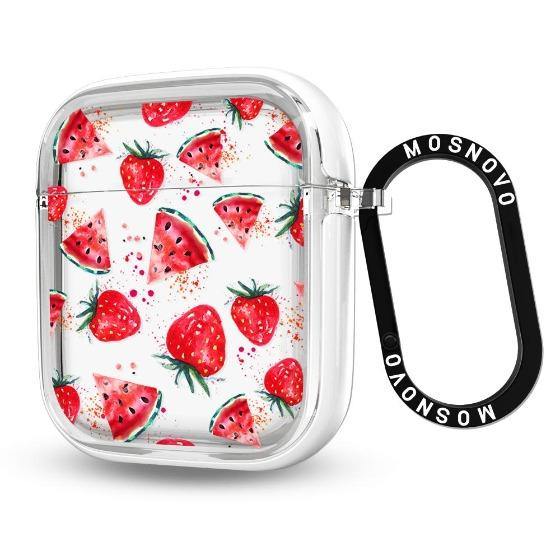 Watermelon and Strawberry AirPods 1/2 Case