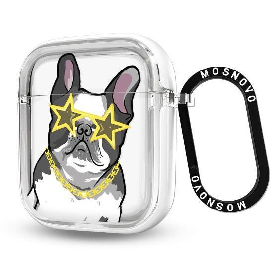 Cool French Bulldog AirPods 1/2 Case