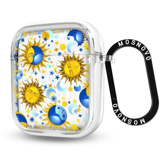 Celestial Sun Moon AirPods 1/2 Case