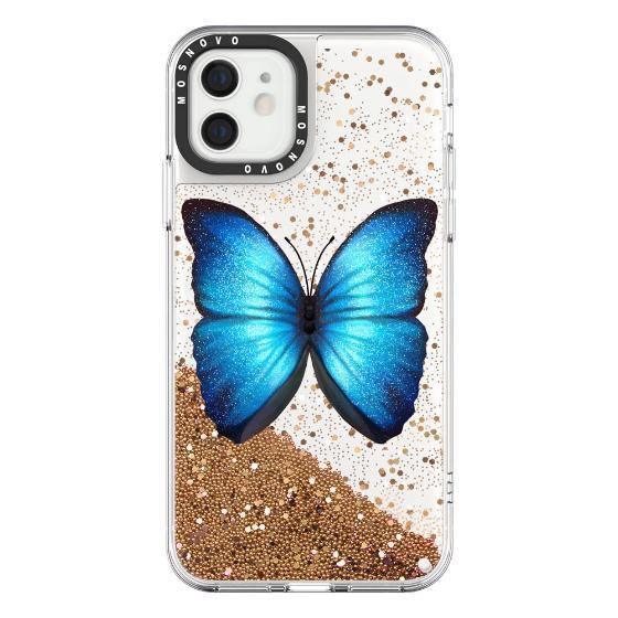 Shimmering Butterfly Glitter Phone Case - iPhone 12 Mini Case