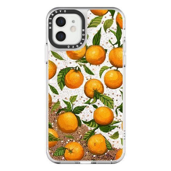 Orange Glitter Phone Case - iPhone 12 Case