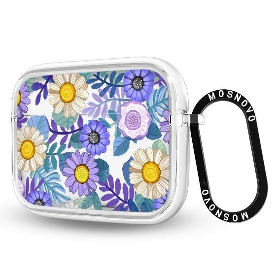 Purple Floral AirPods Pro Case