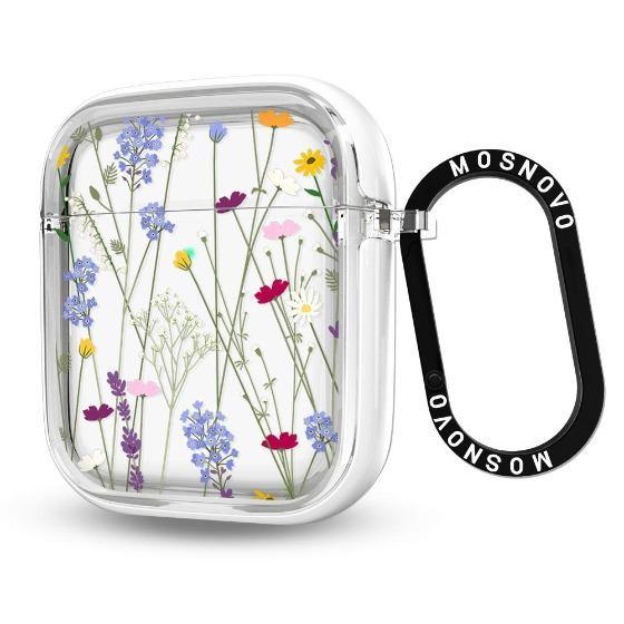 Floral Garden Lavender Daisy Flower AirPods 1/2 Case