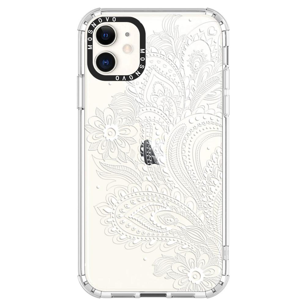 Aesthetic Flower Henna Phone Case - iPhone 11 Case