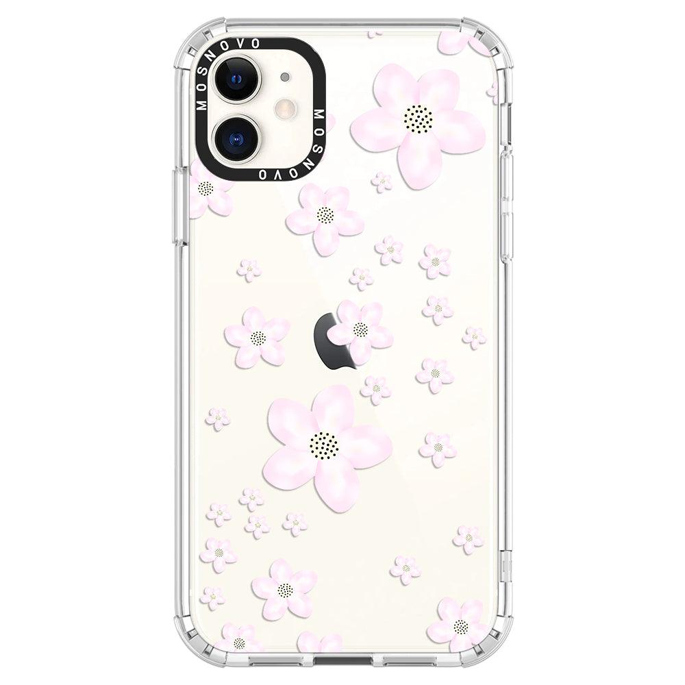 Pink Cherry Blossom Phone Case - iPhone 11 Case