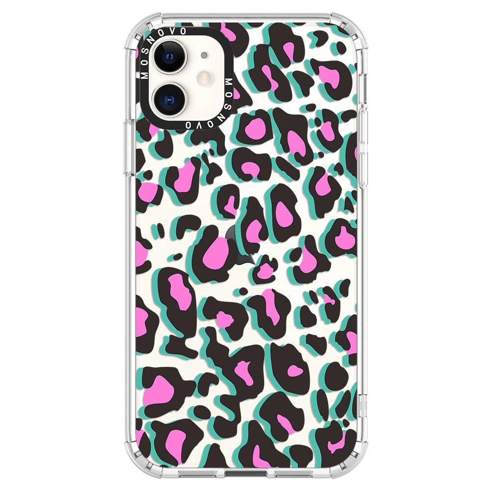 Hot Pink Leopard Print Phone Case - iPhone 11 Case