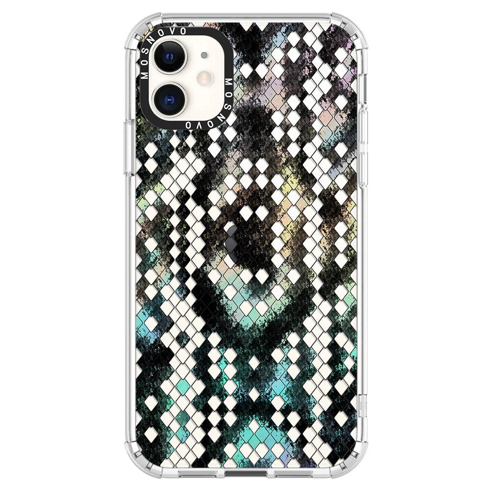 Rainbow Snake Print Phone Case - iPhone 11 Case