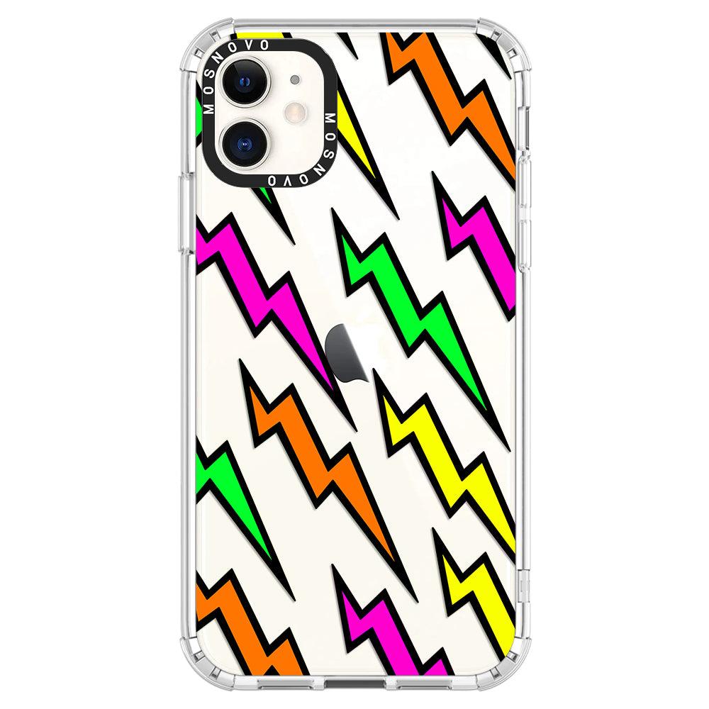 Colorful Lightning Phone Case - iPhone 11 Case