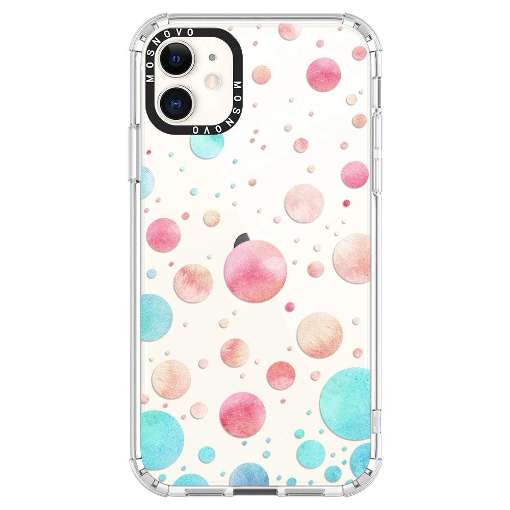 Watercolor Polka Dot Phone Case -  iPhone 11 Case