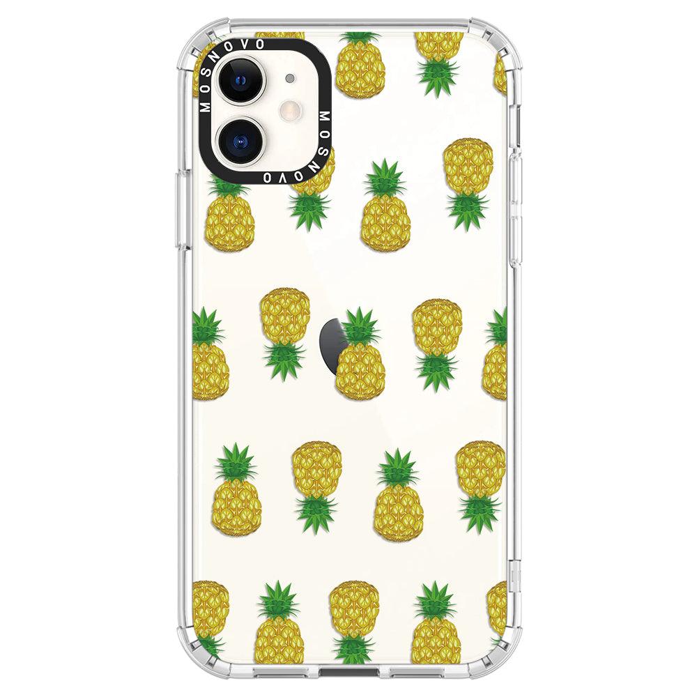 Cute Hawaiian Pineapple Phone Case - iPhone 11 Case