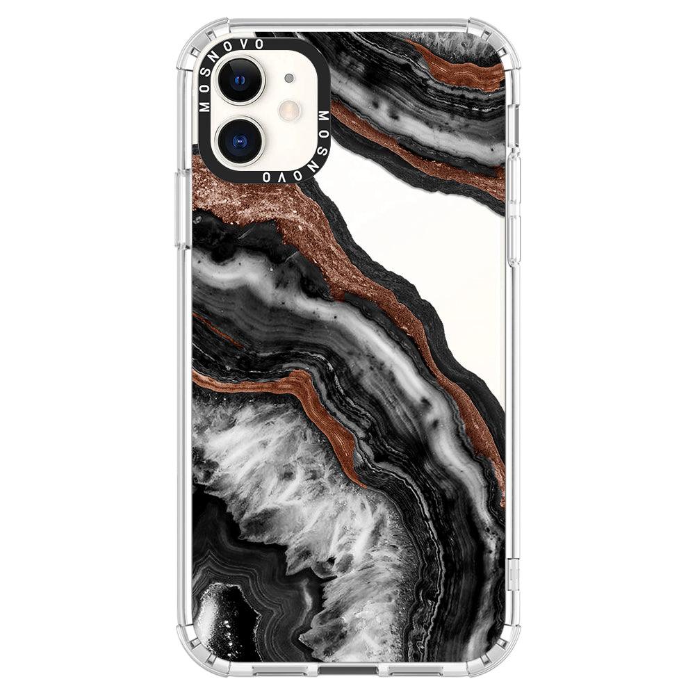 Black Agate Phone Case - iPhone 11 Case