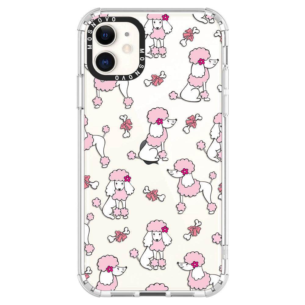 Pink Poodle Phone Case - iPhone 11 Case