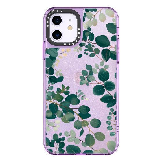 Eucalyptus Glitter Phone Case - iPhone 11 Case