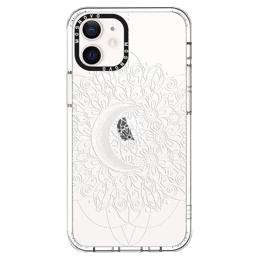 Celestial Moon Mandala Phone Case - iPhone 12 Case