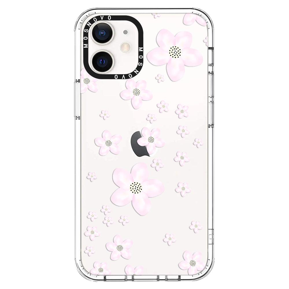 Pink Cherry Blossom Phone Case - iPhone 12 Mini Case