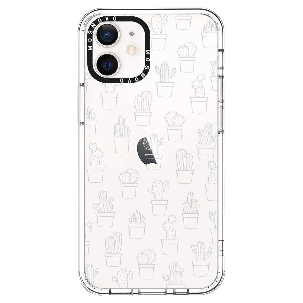 Little Potted Cactus Phone Case - iPhone 12 Case