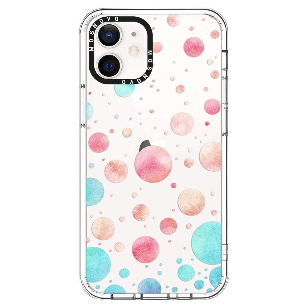 Watercolor Polka Dot Phone Case -  iPhone 12 Mini Case