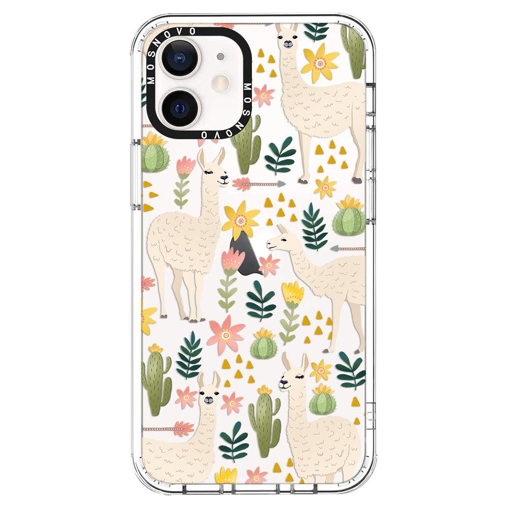 Desert Llama Phone Case - iPhone 12 Case