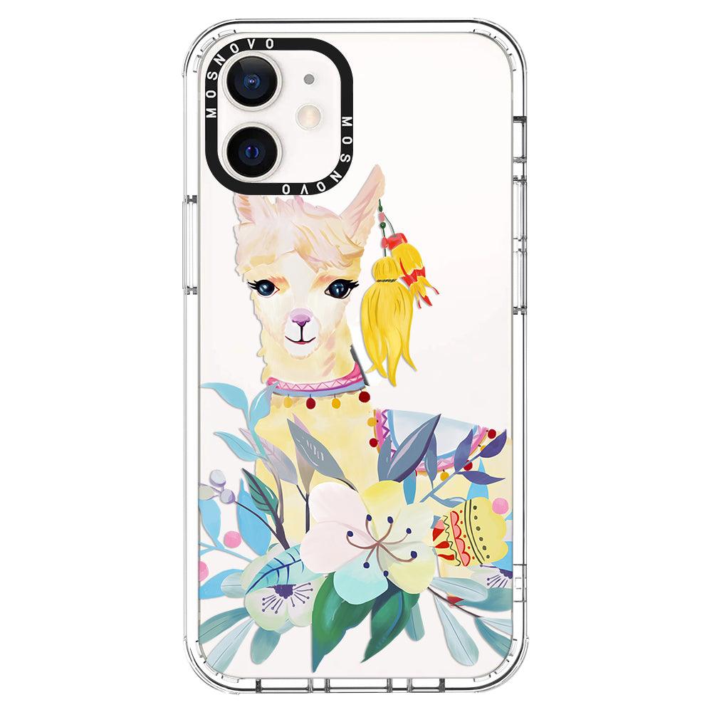 Boho Llama Phone Case - iPhone 12 Mini Case