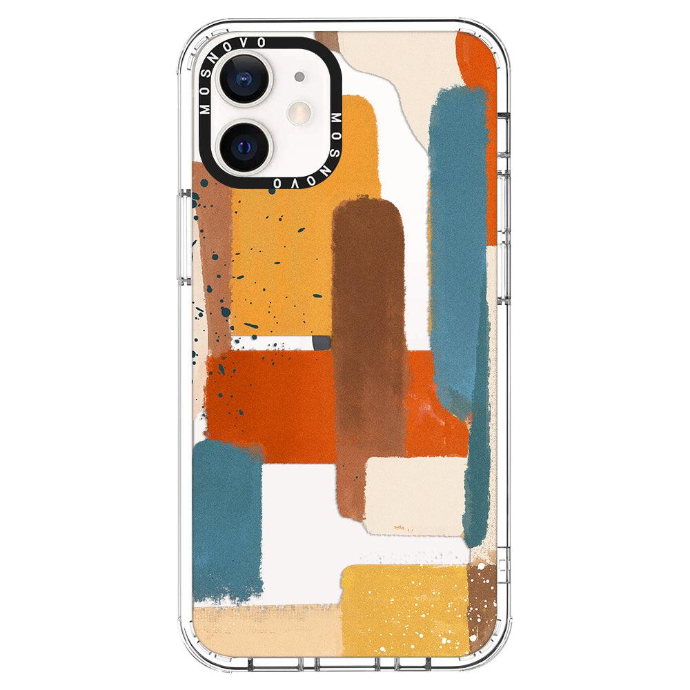 Brush Art Phone Case - iPhone 12 Mini Case