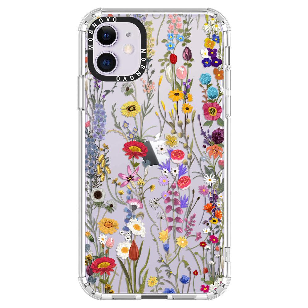 Wildflower Meadow Phone Case - iPhone 11 Case