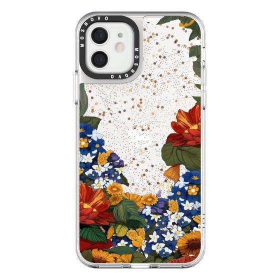 Summer Garden Glitter Phone Case - iPhone 12 Case