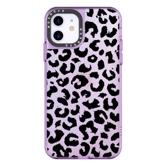 Black Leopard Glitter Phone Case - iPhone 11 Case