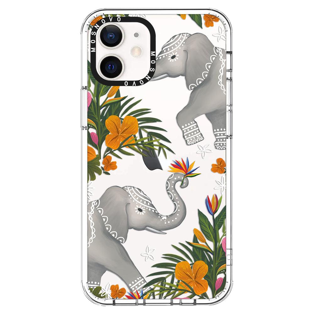 Tribal Elephant Phone Case - iPhone 12 Mini Case