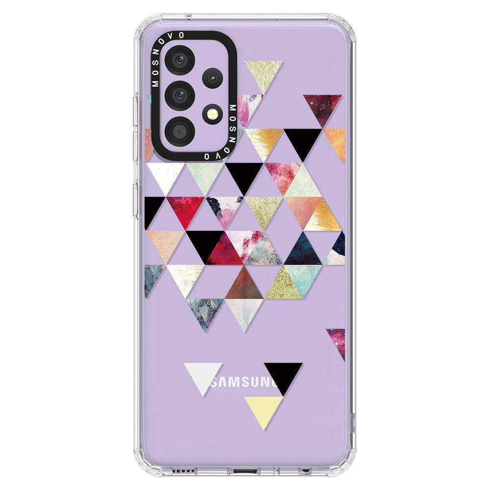 Triangles Stone Marble Phone Case - Samsung Galaxy A52 & A52s Case