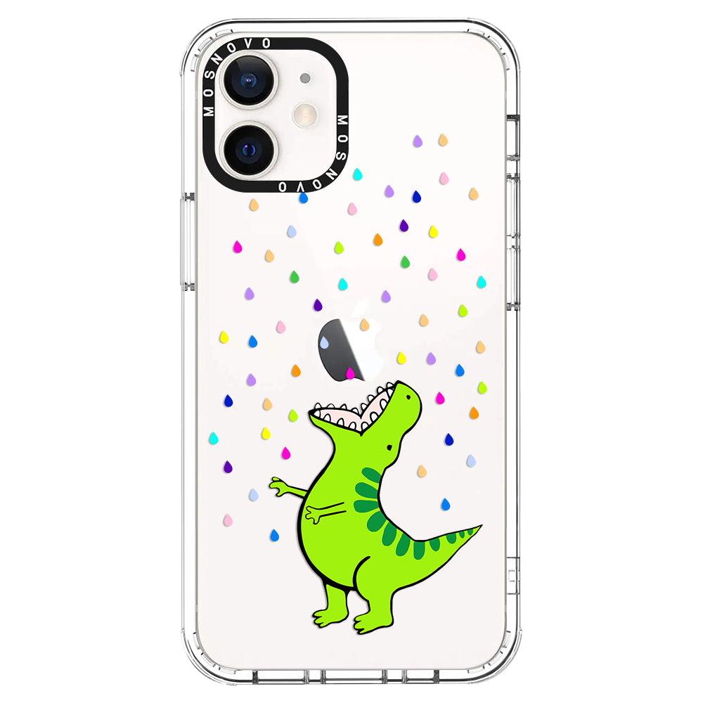 Rainbow Dinosaur Phone Case - iPhone 12 Case