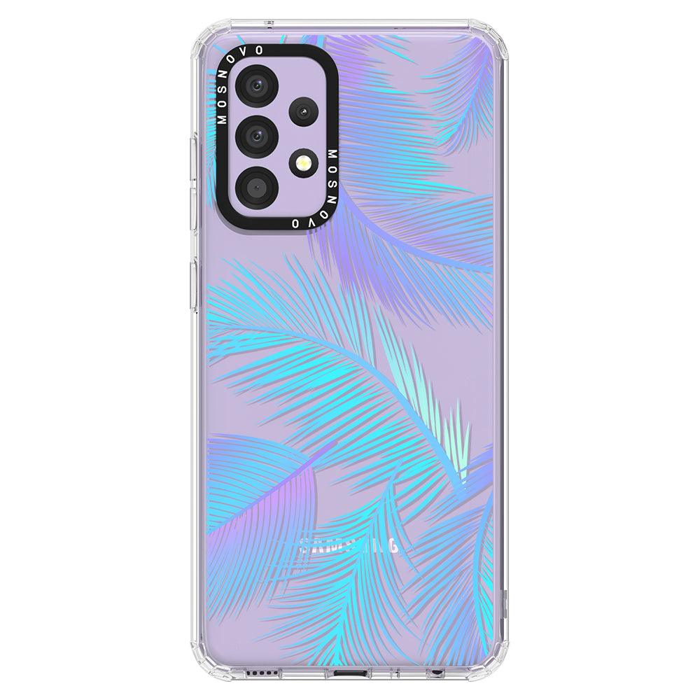 Gradient Tropical Palm Leaf Phone Case - Samsung Galaxy A52 & A52s Case