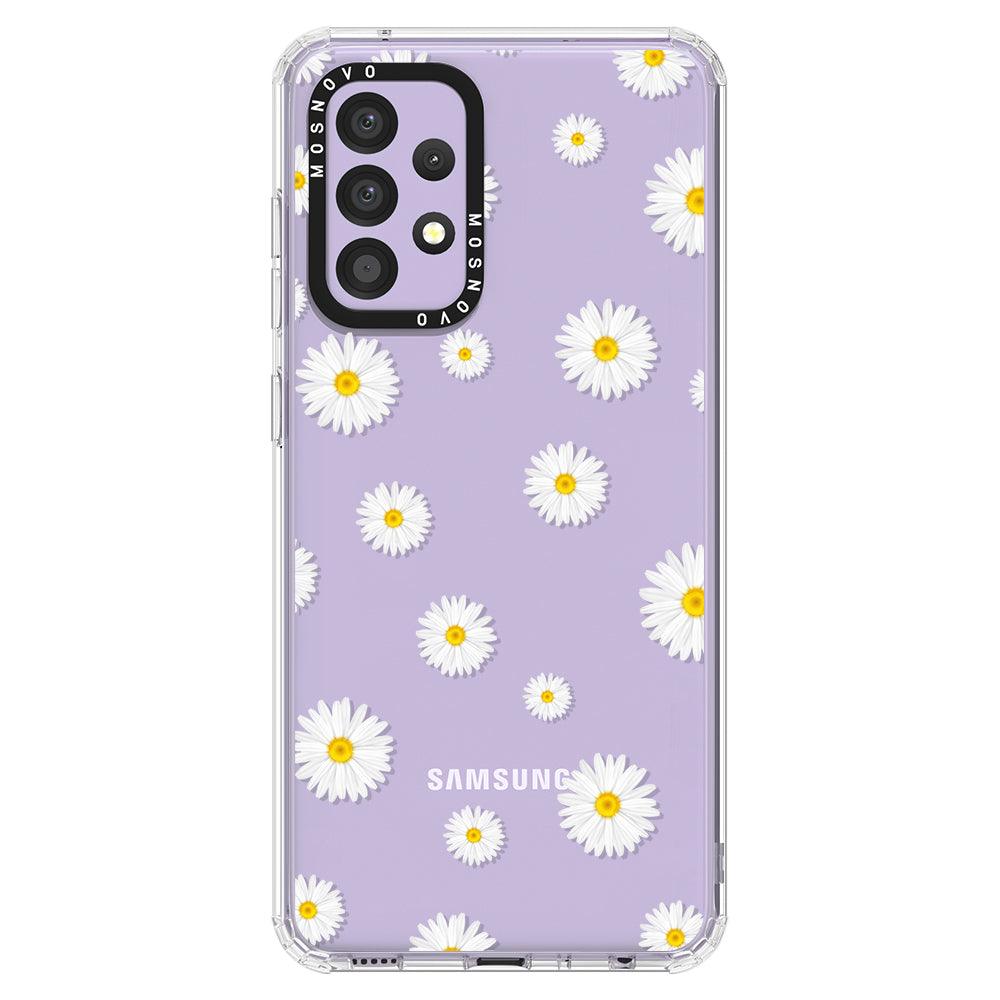 White Daisy Phone Case - Samsung Galaxy A52 & A52s Case