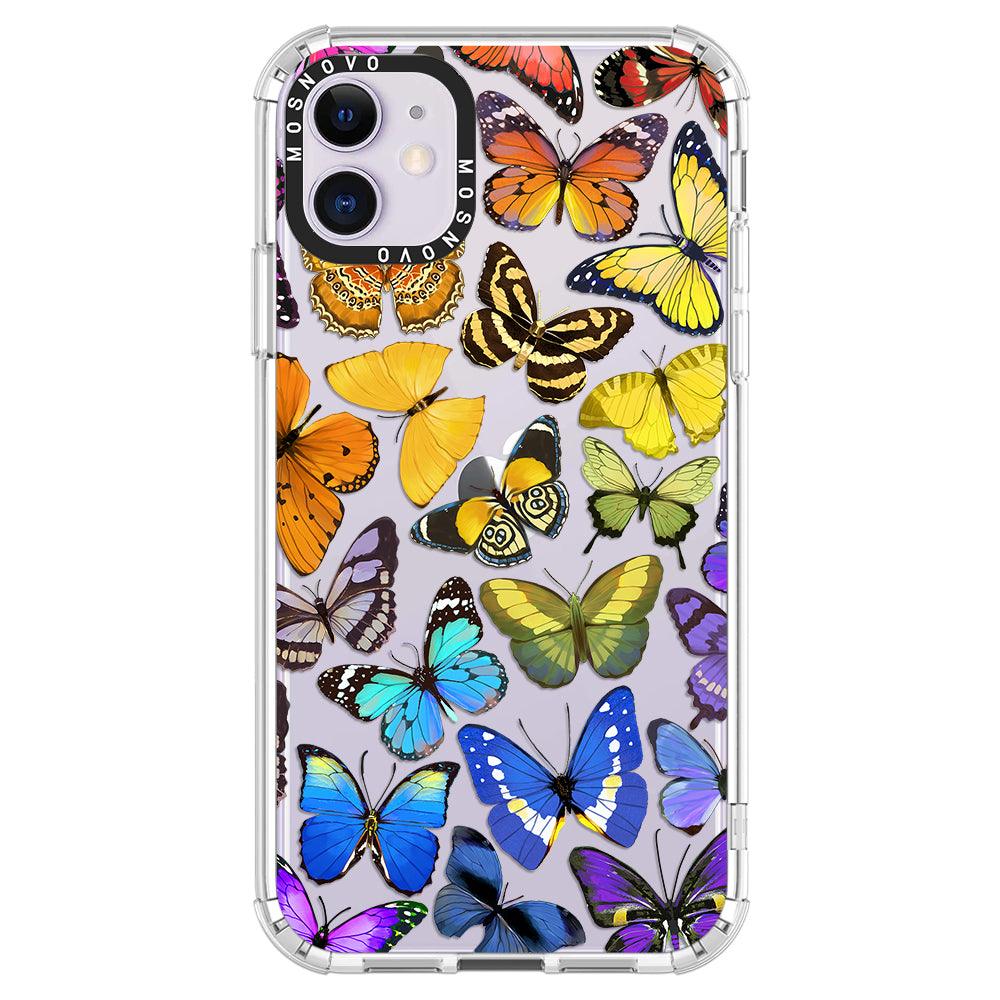 Rainbow Butterfly Phone Case - iPhone 11 Case