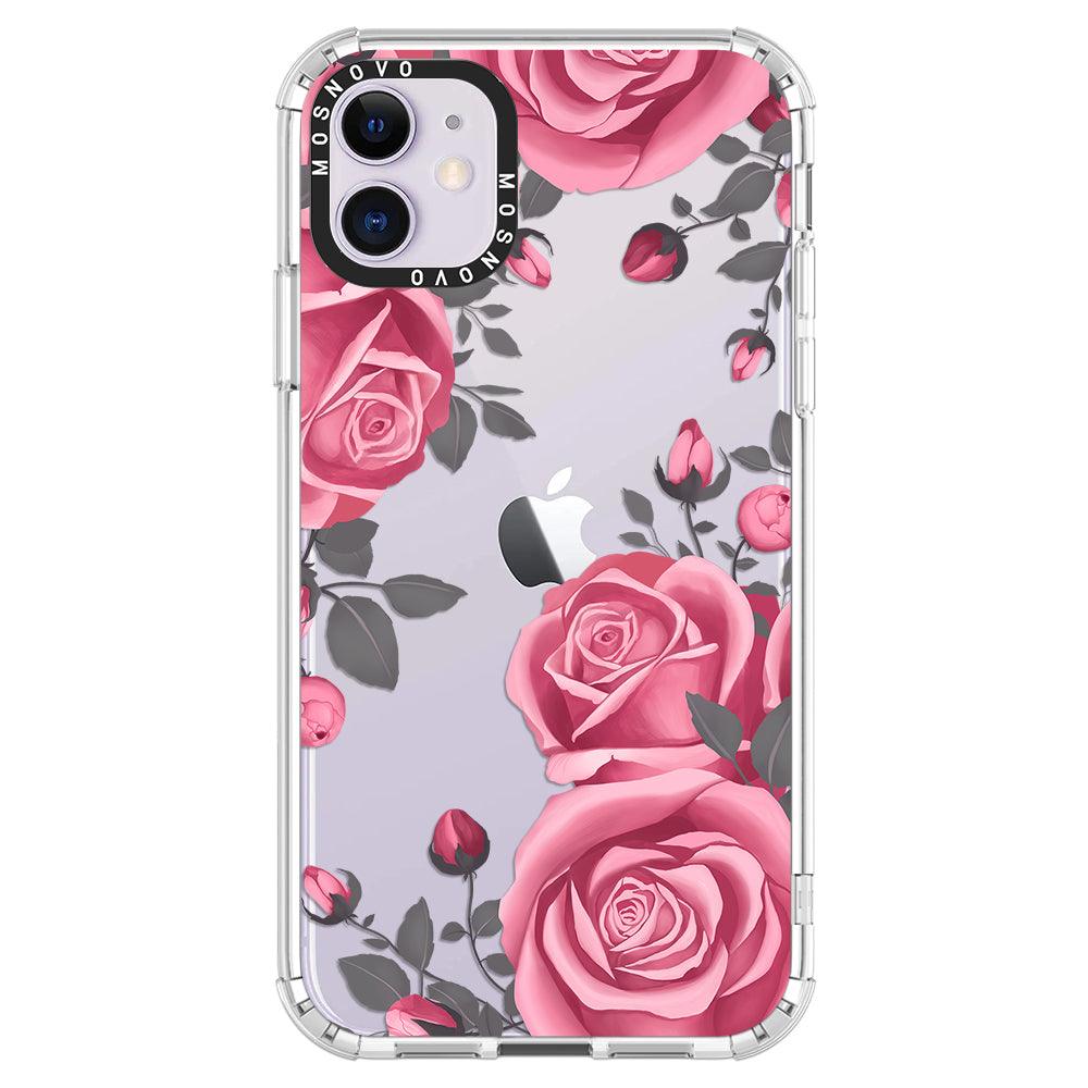 Viva Magenta Flower Phone Case - iPhone 11 Case