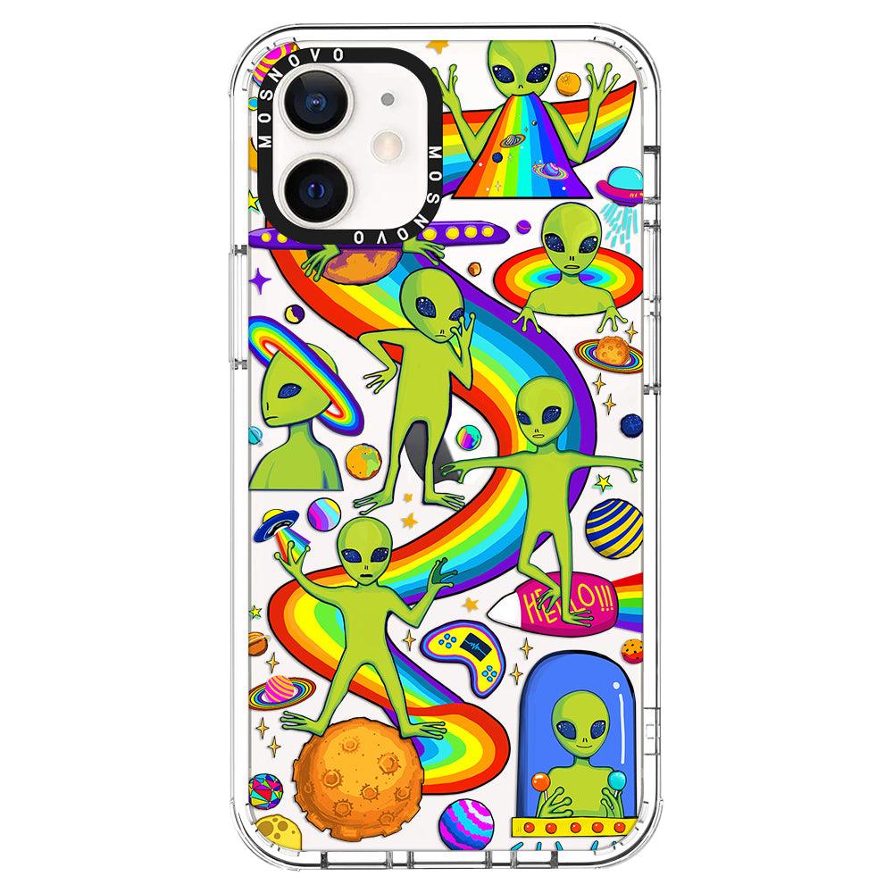 Alien Land Phone Case - iPhone 12 Mini Case