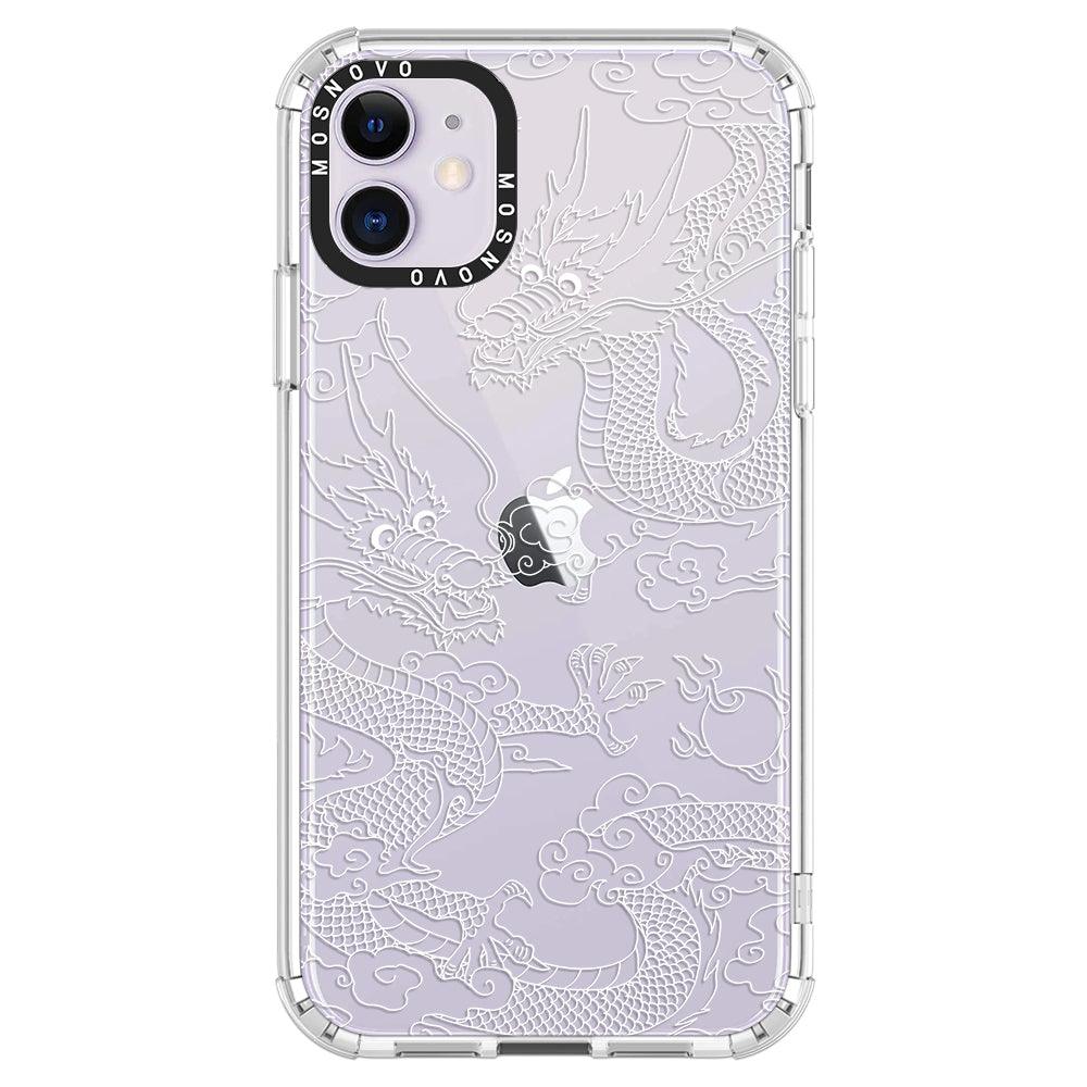 White Dragon Phone Case - iPhone 11 Case