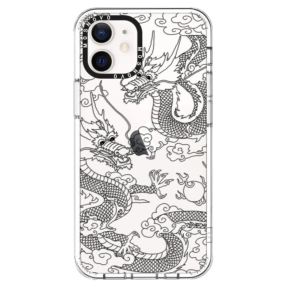 Black Dragon Phone Case - iPhone 12 Mini Case