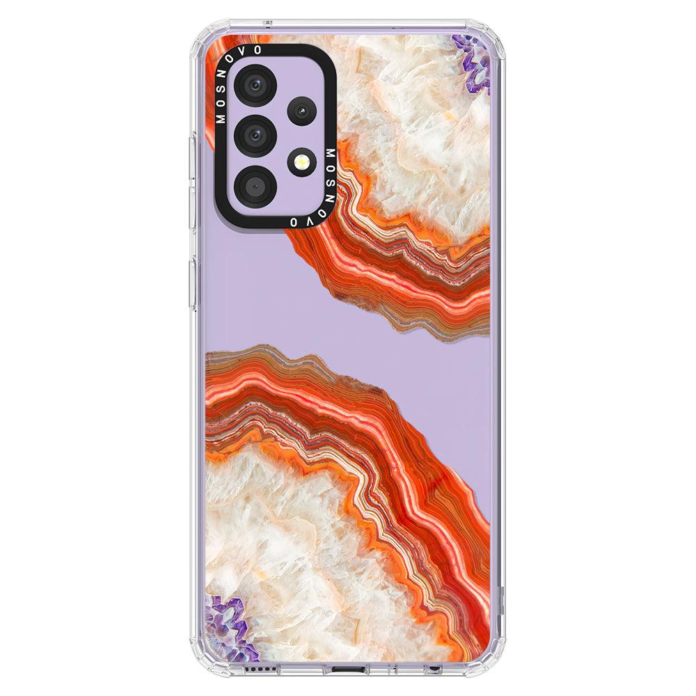 Red Agate Phone Case - Samsung Galaxy A52 & A52s Case