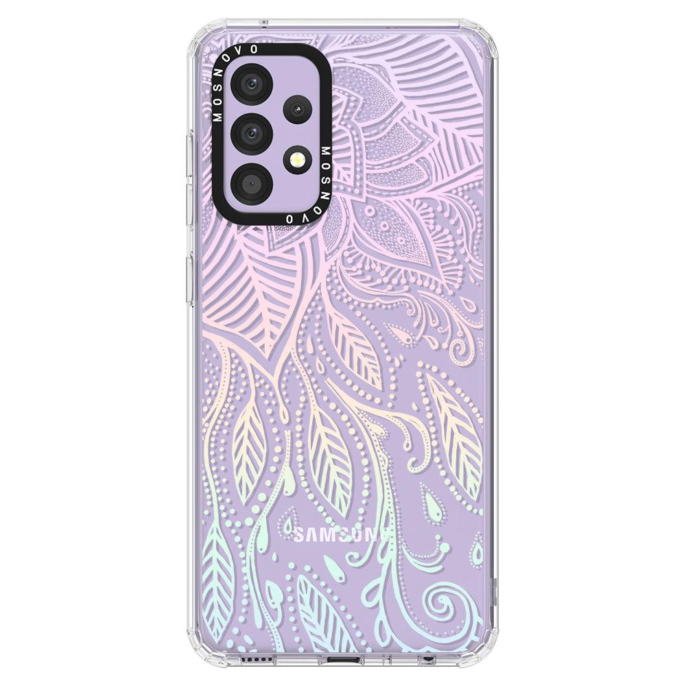 Pastel Rainbow Mandala Phone Case - Samsung Galaxy A52 & A52s Case