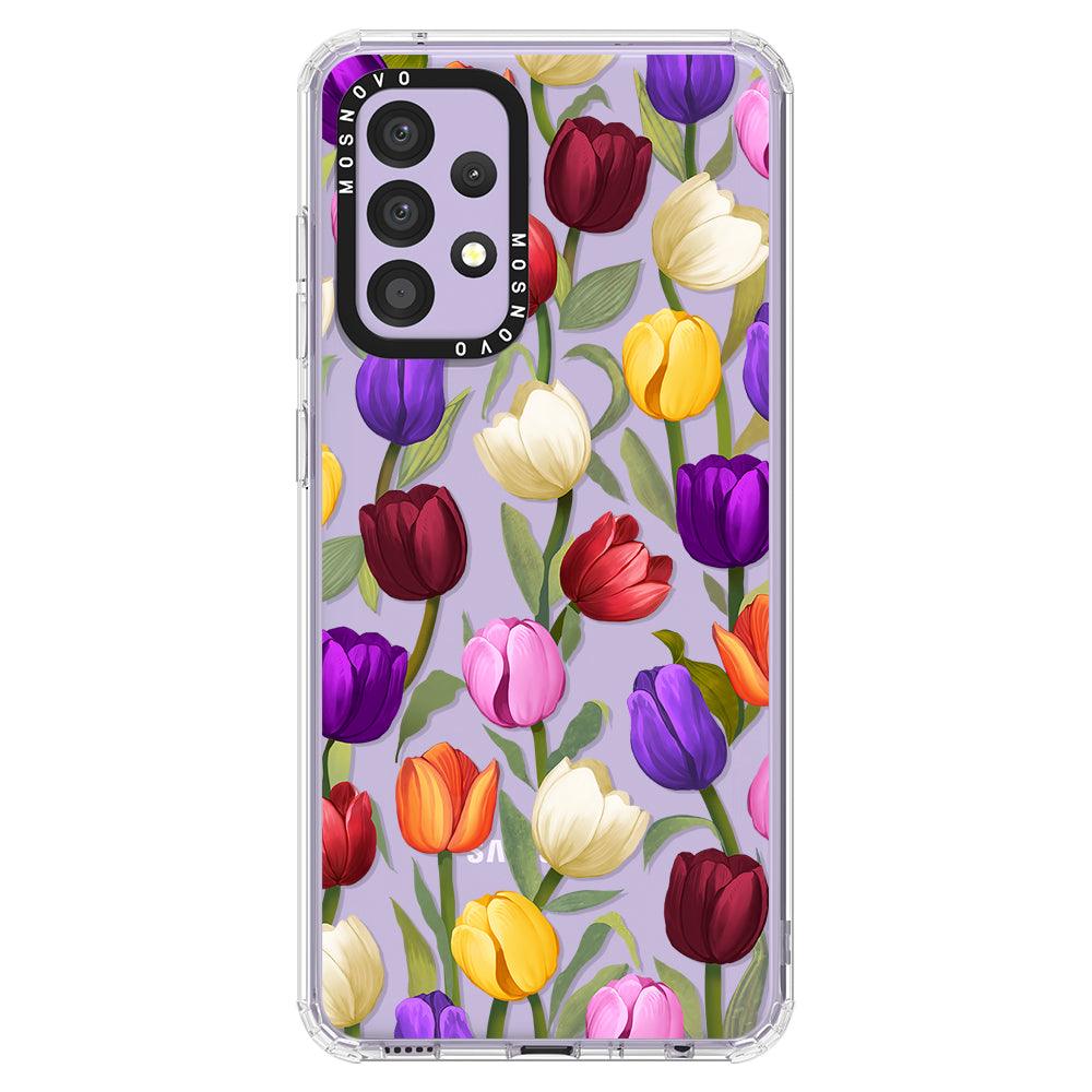 Colorful Tulips Phone Case - Samsung Galaxy A52 & A52s Case