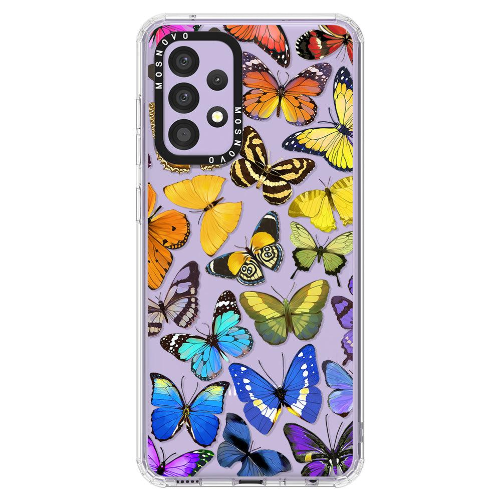 Rainbow Butterfly Phone Case - Samsung Galaxy A52 & A52s Case