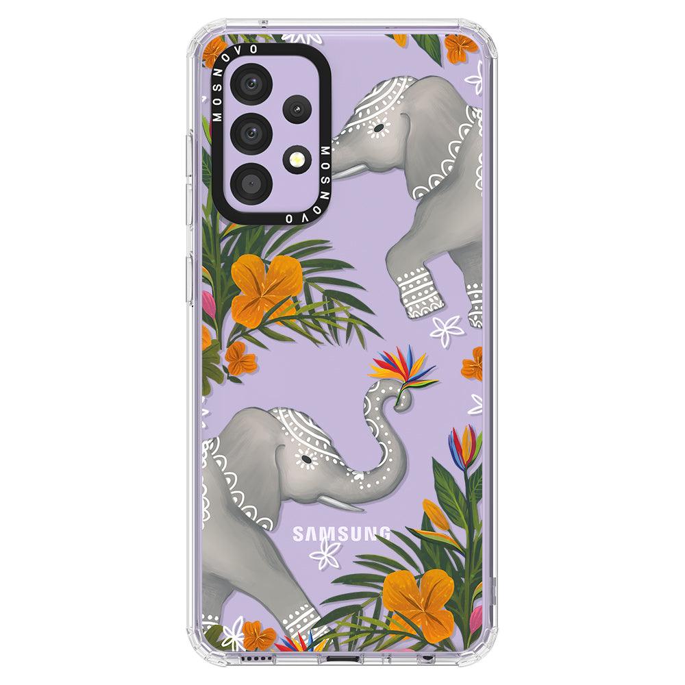 Tribal Elephant Phone Case - Samsung Galaxy A52 & A52s Case