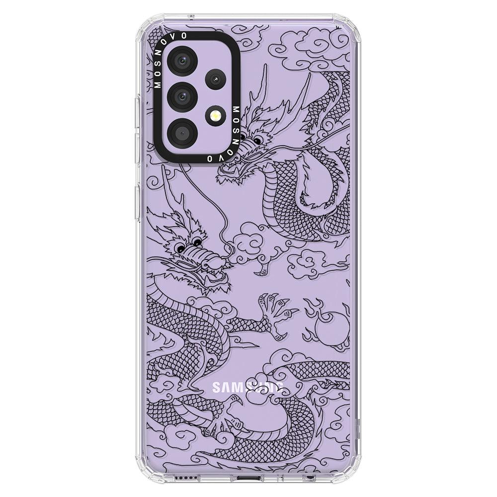 Black Dragon Phone Case - Samsung Galaxy A52 & A52s Case