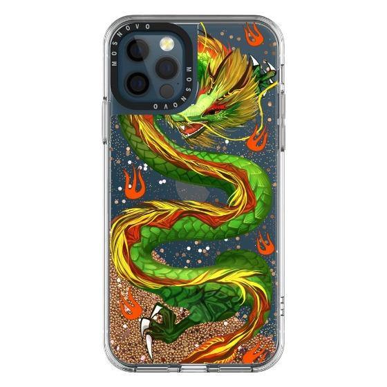 Dragon Glitter Phone Case - iPhone 12 Pro Max Case