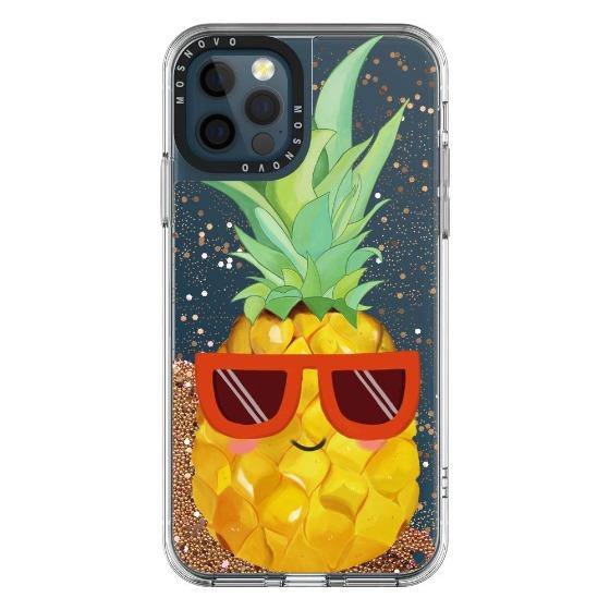 Cool Pineapple Glitter Phone Case - iPhone 12 Pro Max Case