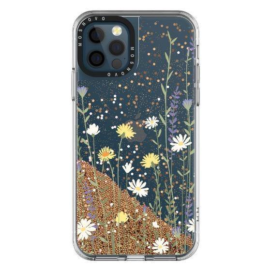 Wild Meadow Floral Glitter Phone Case - iPhone 12 Pro Max Case