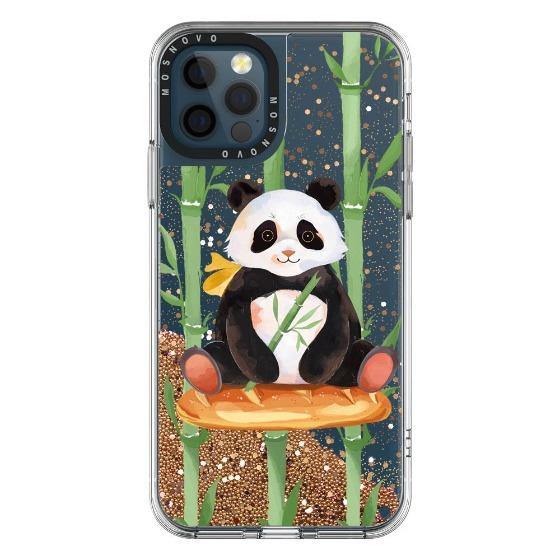 Cute Panda Glitter Phone Case - iPhone 12 Pro Max Case