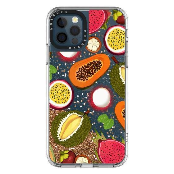 Tropical Fruit Glitter Phone Case - iPhone 12 Pro Max Case